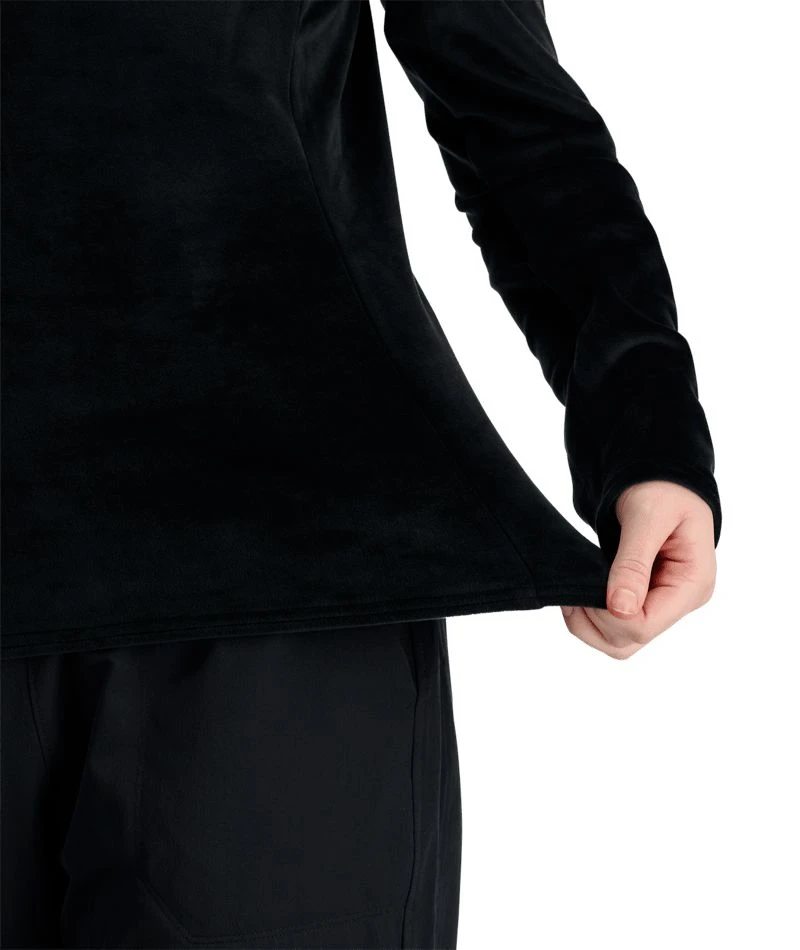 Spyder Womens Shimmer Bug 1/2 Zip Spyder Womens Shimmer Bug 1/2 Zip -Duijvestein Winkel 38B125310 BLK Alternate 1