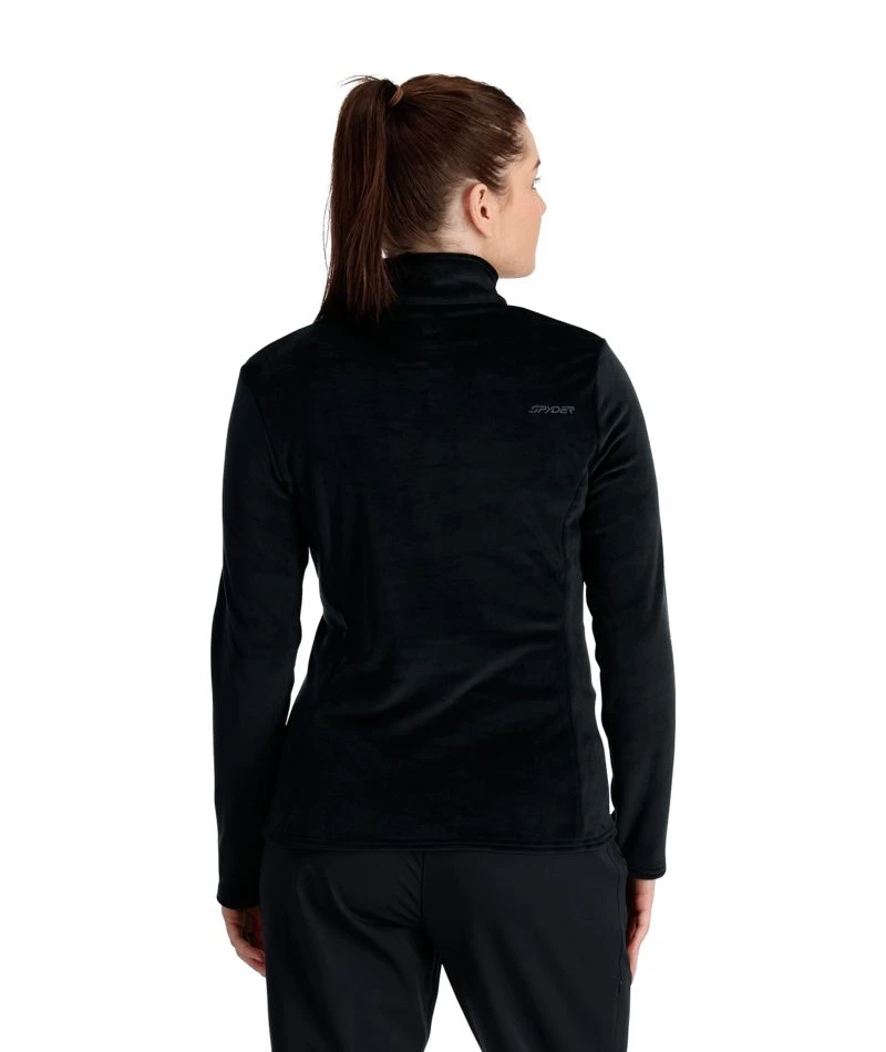Spyder Womens Shimmer Bug 1/2 Zip Spyder Womens Shimmer Bug 1/2 Zip -Duijvestein Winkel 38B125310 BLK Secondary 1