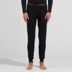 Odlo Mens BL Bottom Long Active Warm -Duijvestein Winkel Odlo Mens BL Bottom Long Merino 200 2025 zwart 4 1