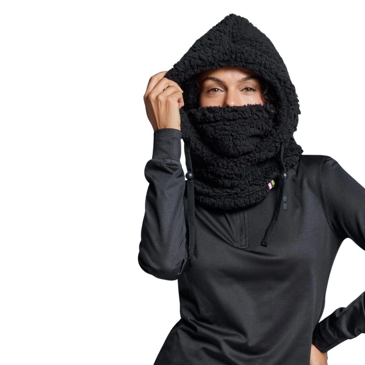 Poederbaas Fluffy Balaclava Poederbaas Fluffy Balaclava -Duijvestein Winkel Poederbaas Fluffy Balaclava black 2026 2